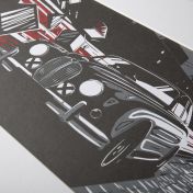 Heritage Art Print  - Black and Red